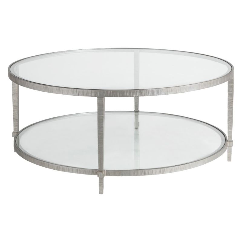 Artistica Home - Metal Designs Claret Round Cocktail Table - Argento - 01-2233-943-46