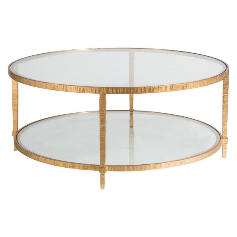 Artistica Home - Metal Designs Claret Round Cocktail Table - Gold Leaf - 01-2233-943-48