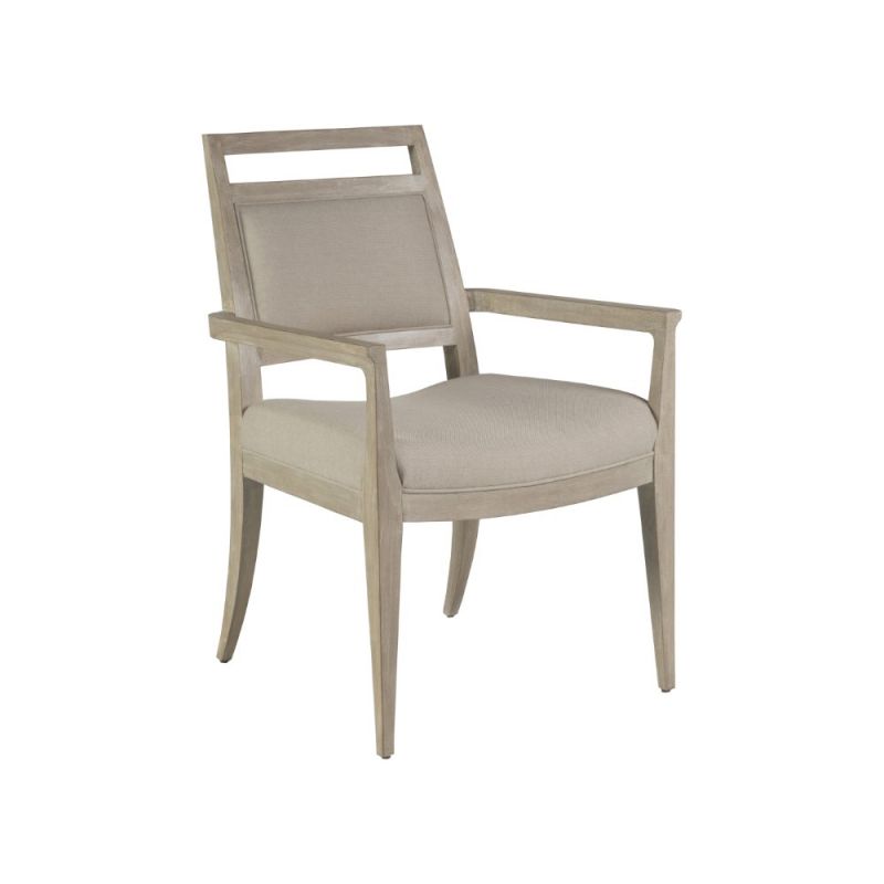 Artistica Home - Cohesion Program Nico Upholstered Arm Chair - White wash - 01-2222-881-40-01