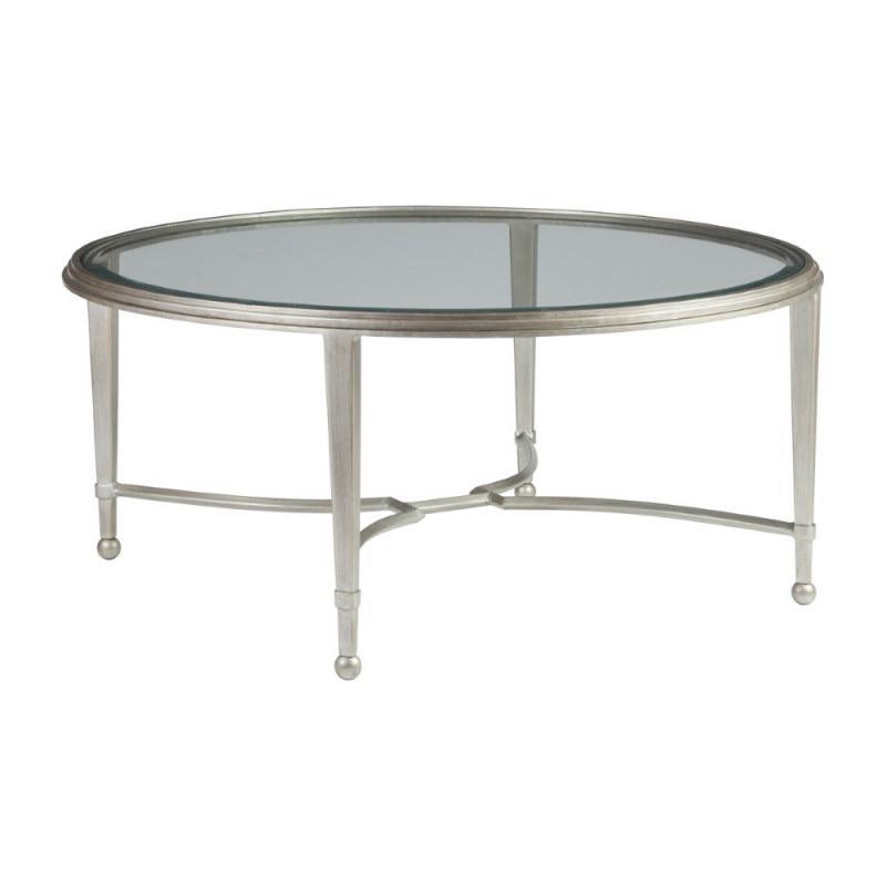 Artistica Home - Metal Designs Sangiovese Round Cocktail Table - Argento - 01-2011-943-46