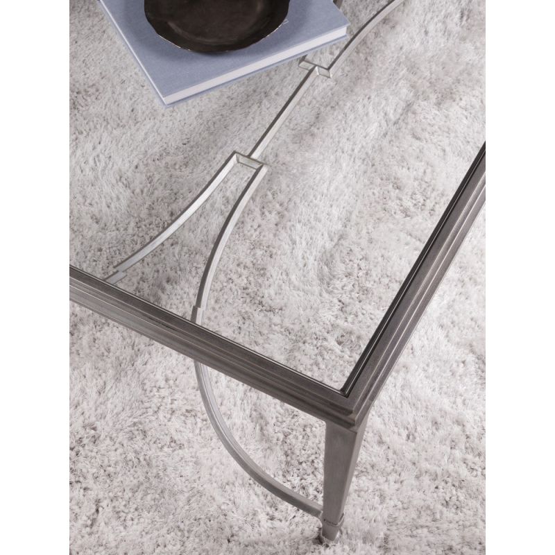 Artistica Home - Metal Designs Sangiovese Small Rectangular Cocktail Table - Argento finish - 01-2011-945-46