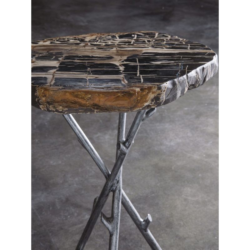 Artistica Home - Signature Designs Shane Spot Table - Iron finish - 01-2035-951