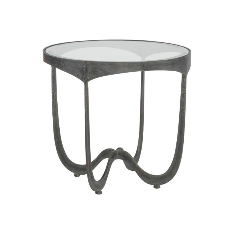 Artistica Home - Metal Designs Sophie Round End Table - St Laurent finish - 01-2232-953-44