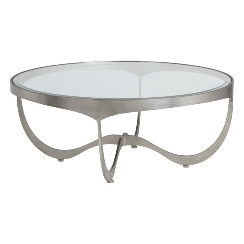 Artistica Home - Metal Designs Sophie Round Cocktail Table - Silver - 01-2232-943-47