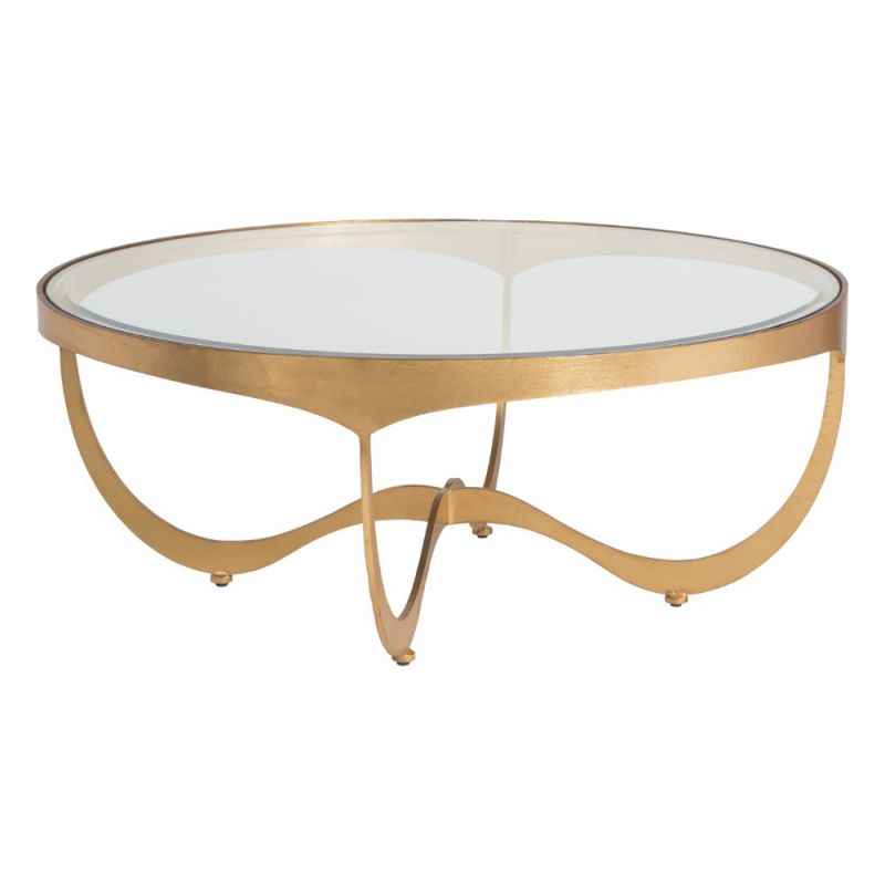 Artistica Home - Metal Designs Sophie Round Cocktail Table - Gold Leaf - 01-2232-943-48
