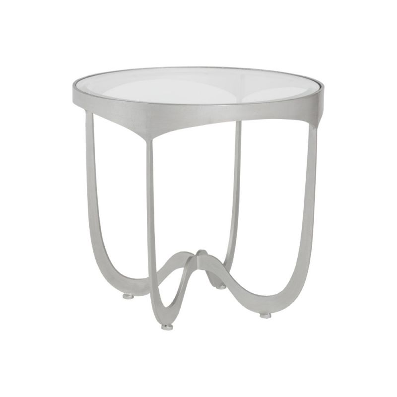 Artistica Home - Metal Designs Sophie Round End Table - Argento - 01-2232-953-46