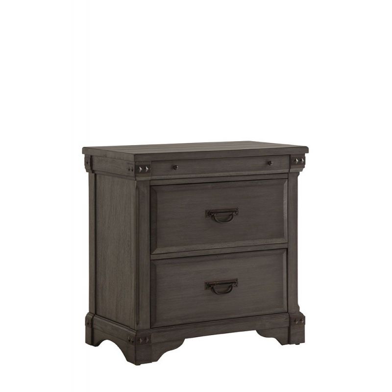 Avalon Furniture - Aspen Village Nightstand with Double Usb - B09862 N