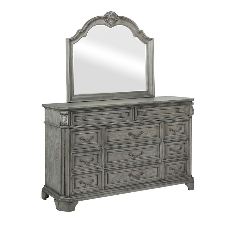 Avalon Furniture - Grand Isle Dresser and Mirror - B01550 D_M
