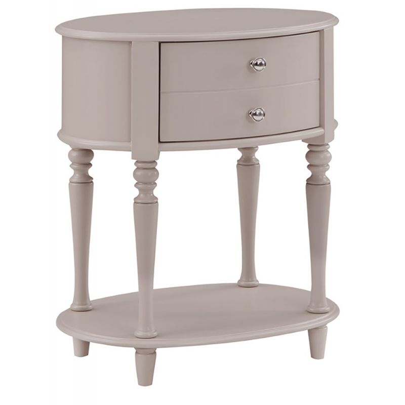 Avalon Furniture -  Khaki Oval Nightstand - B00900-N-KH
