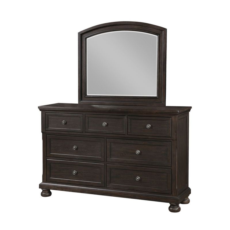 Avalon Furniture - Lauren Dresser with Hidden Drawer and Mirror - B02255 D_M