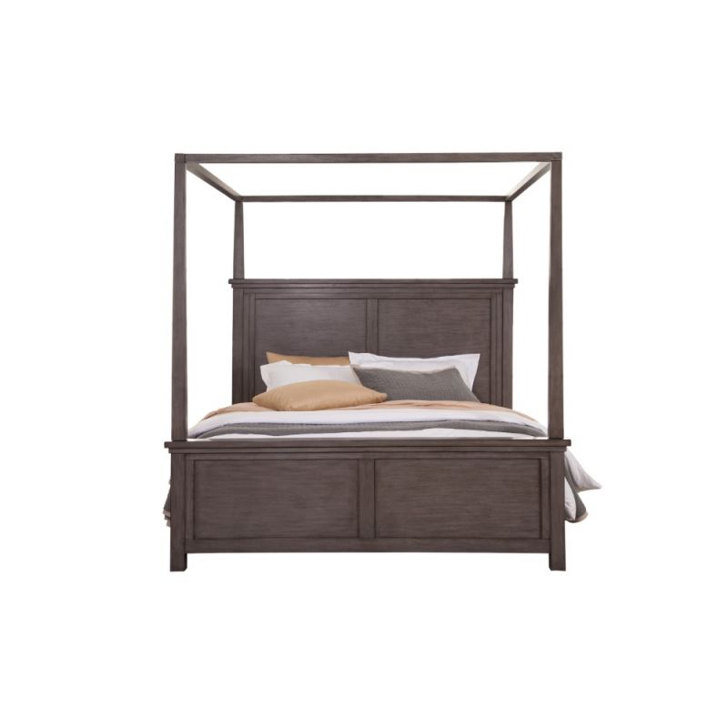Avalon Furniture - Modern Farmhouse  Queen Canopy Bed