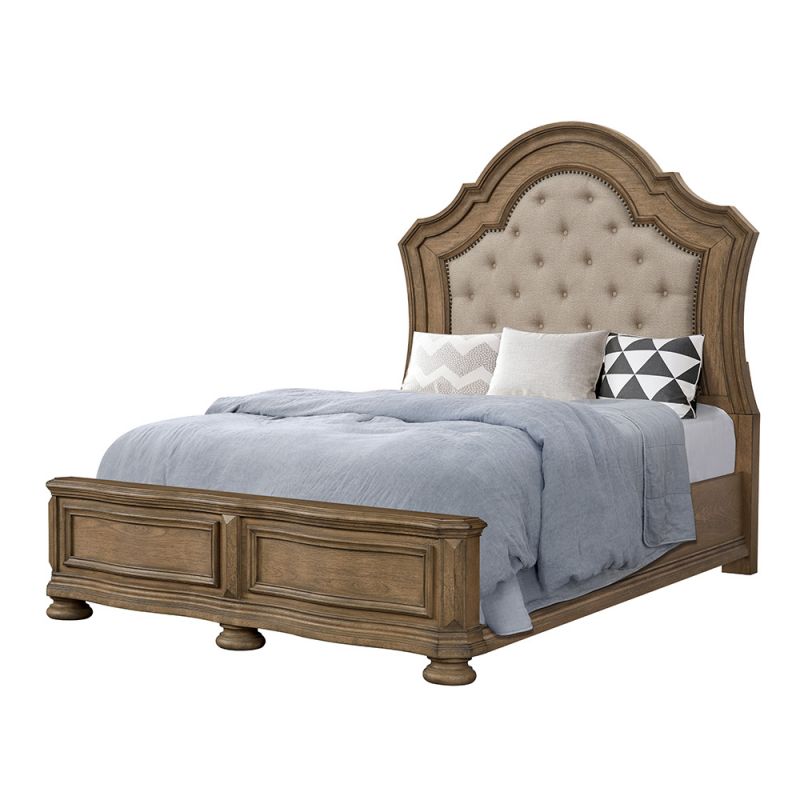 Avalon Furniture - Queen Panel  Bed - B00216 5/0