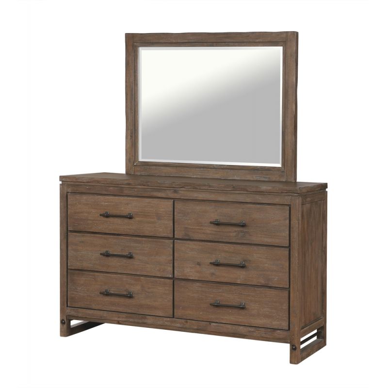 Avalon Furniture - Round Rock Dresser and Mirror - B00149 D_M