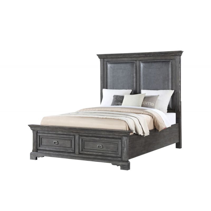 Avalon Furniture - Timber Crossing King Storage Bed