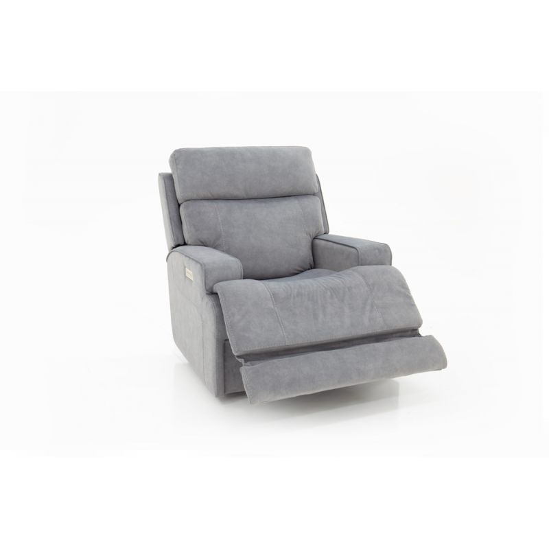 BarcaLounger - Ashbee Zero Gravity Power Recliner w/Power Head Rest & Footrest Ext in Arula Dolphin - 9PH1316214146