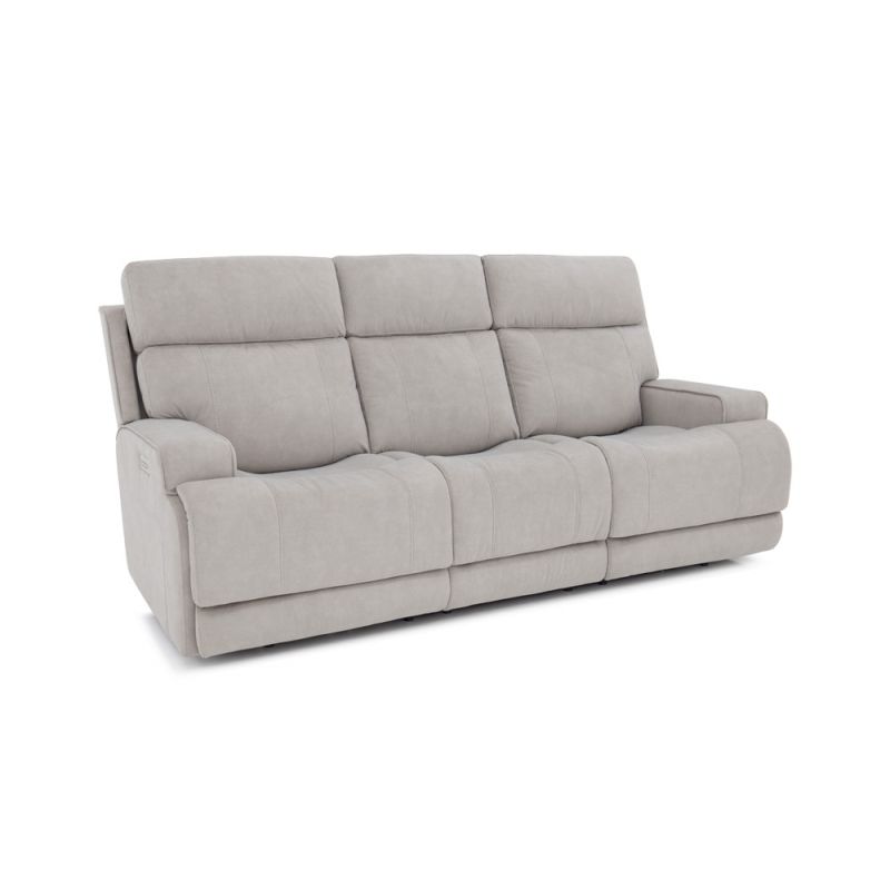 BarcaLounger - Ashbee Zero Gravity Sofa w/Power Recline, Power Head Rests & Footrest Ext in Arula Dove - 39PH1316214193