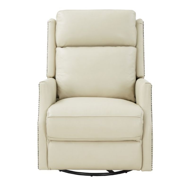 BarcaLounger - Cavill Swivel Glider Recliner with Power Recline & Power Head Rest in Barone Parchment - 8PH4003570881