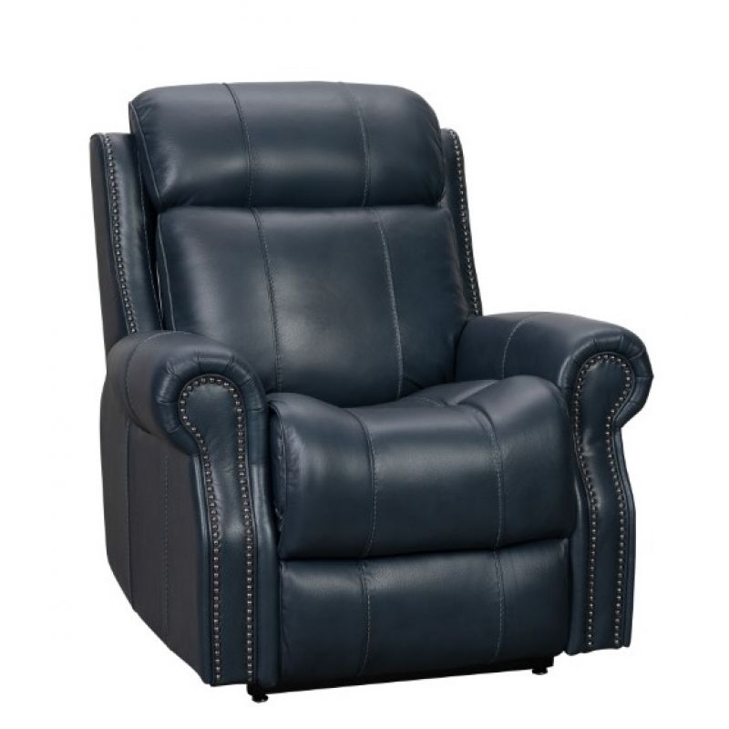 BarcaLounger - Langston Lift Chair Recliner with Power Head Rest & Lumbar Venzia Blue - 23PHL3632370847