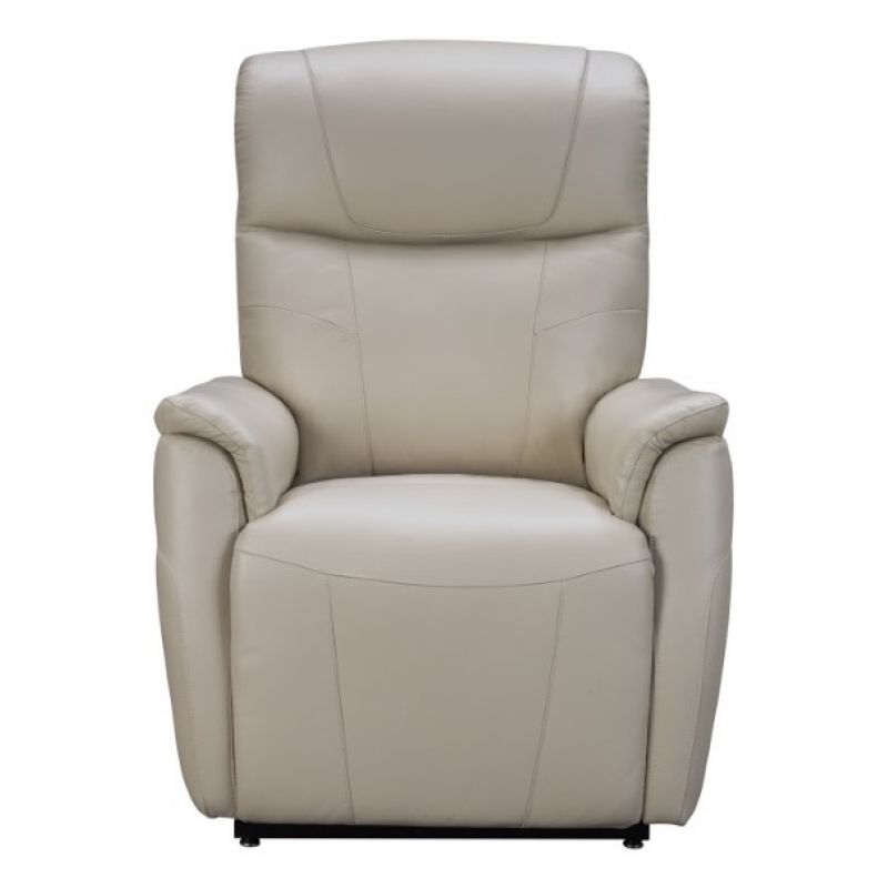 BarcaLounger - Leighton Lift Chair Recliner with Power Head Rest, Power Lumbar & Lay Flat Mechanism in Laurel Cream - 23PHL3085372682