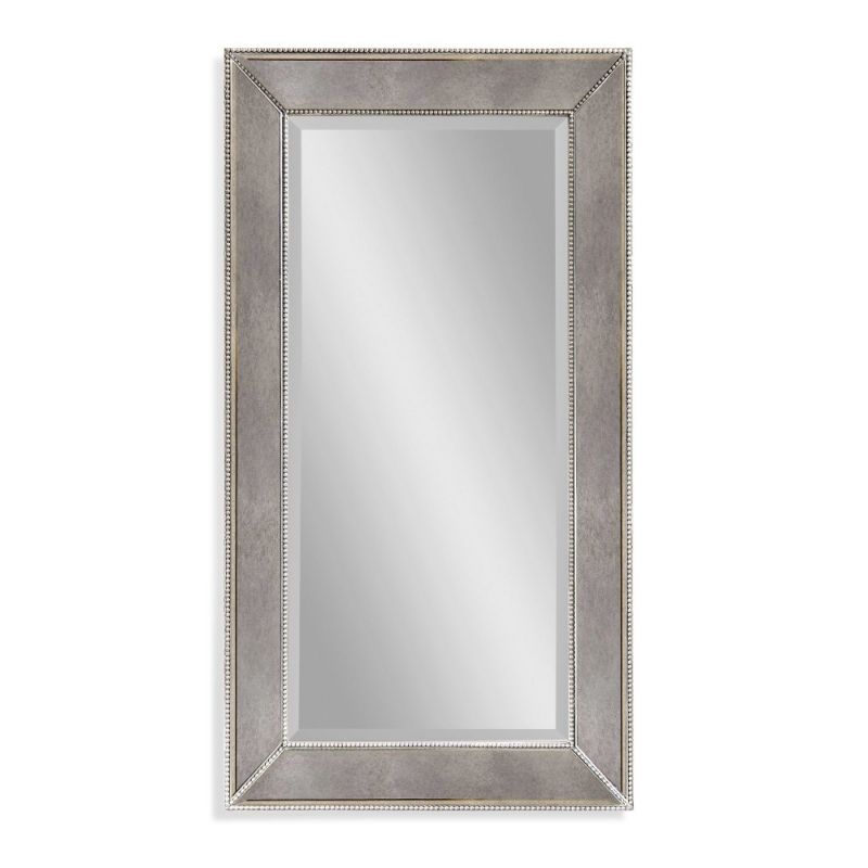 Bassett Mirror - Beaded Wall Mirror - 26 x 48 - M3340BEC