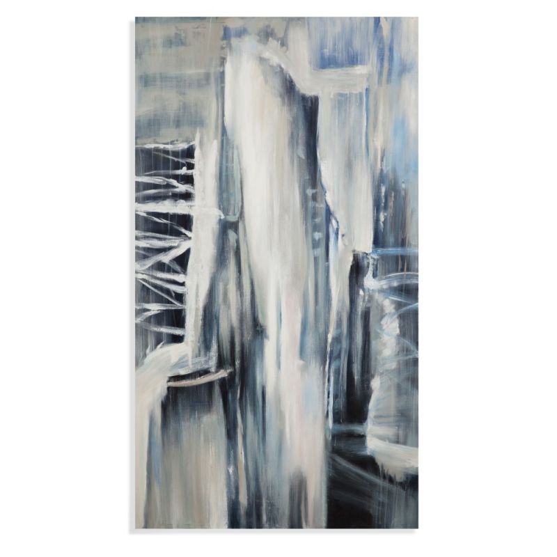 Bassett Mirror - Blue Theory Canvas Art - 7300-178AEC