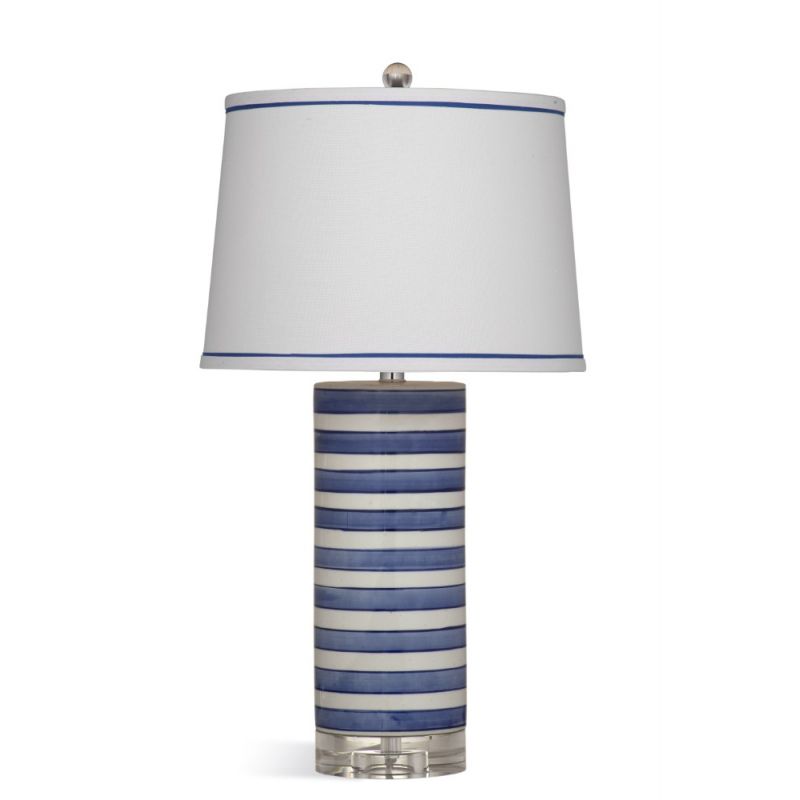 Bassett Mirror - Regatta Stripe Table Lamp - L3236TEC
