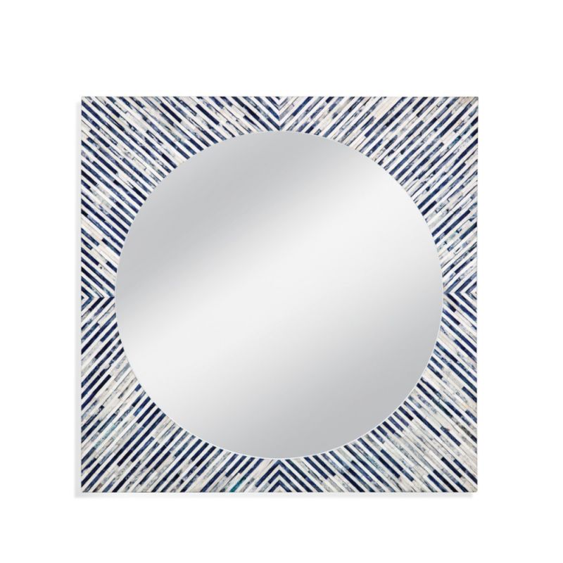 Bassett Mirror - Sunburst Bone Wall Mirror - M4394EC