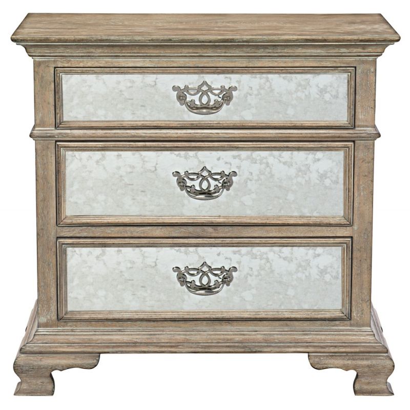 Bernhardt - Campania Bachelor's Chest With Inset Antique Mirrored Drawer Fronts - 370229
