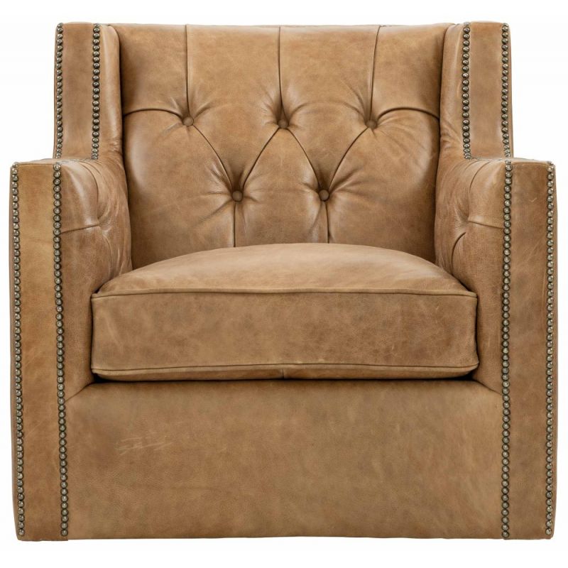 Bernhardt - Candace Leather Swivel Chair - 727SLFO