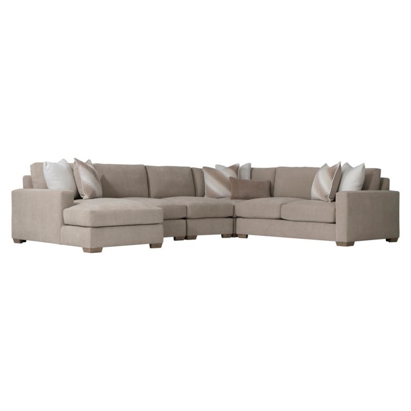 Bernhardt - Dawkins Fabric Sectional - Left Arm Chaise - K1922