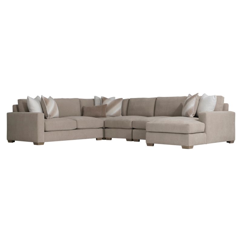 Bernhardt - Dawkins Fabric Sectional - Right Arm Chaise - K1921