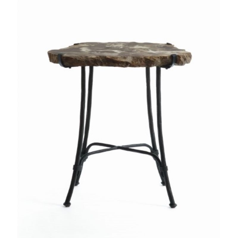 Bernhardt - Petrified Wood Slab Side Table - 323125