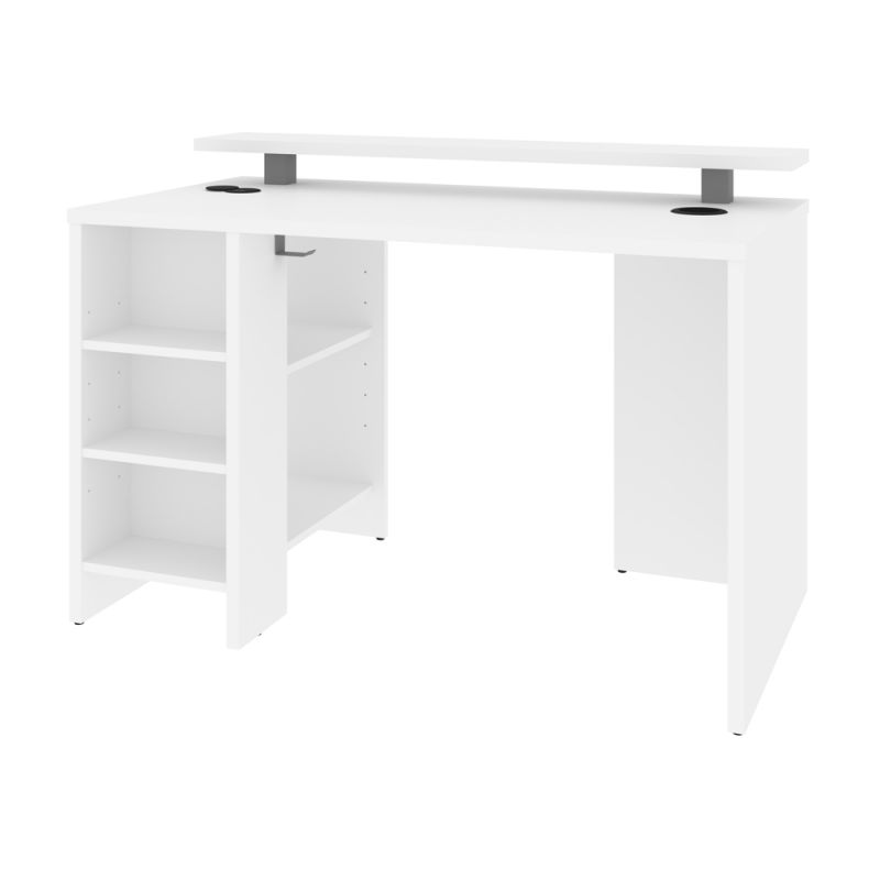 Bestar - Electra 48W Gaming Desk in White - 169400-000017