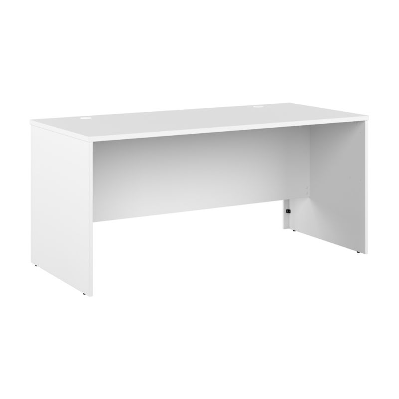 Bestar - Logan 65W Desk Shell in Pure White - 146400-000072
