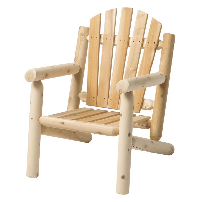 Bestar - Outdoor Cedar 24W White Cedar Arm Chair in Natural Cedar - MR-104L