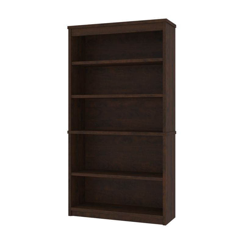 Bestar - Universel 36W Bookcase in Chocolate - 44700-69