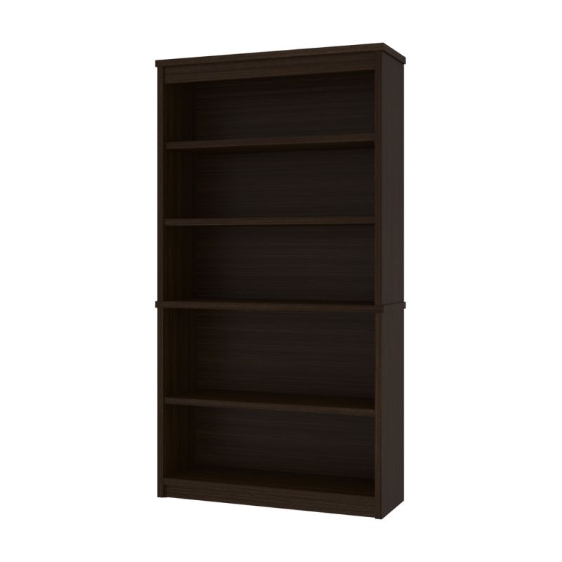Bestar - Universel 36W Bookcase in Dark Chocolate - 44700-79