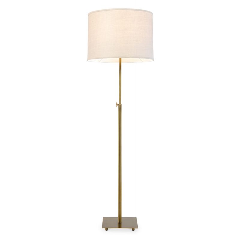 BOBO Intriguing Objects by Hooker Furniture - Antique Brass Adjustable Floor Lamp - BI-7057-0008