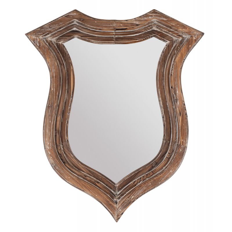 BOBO Intriguing Objects by Hooker Furniture - Distressed Fir Wood Trophy Mirror 2 - BI-8030-0003