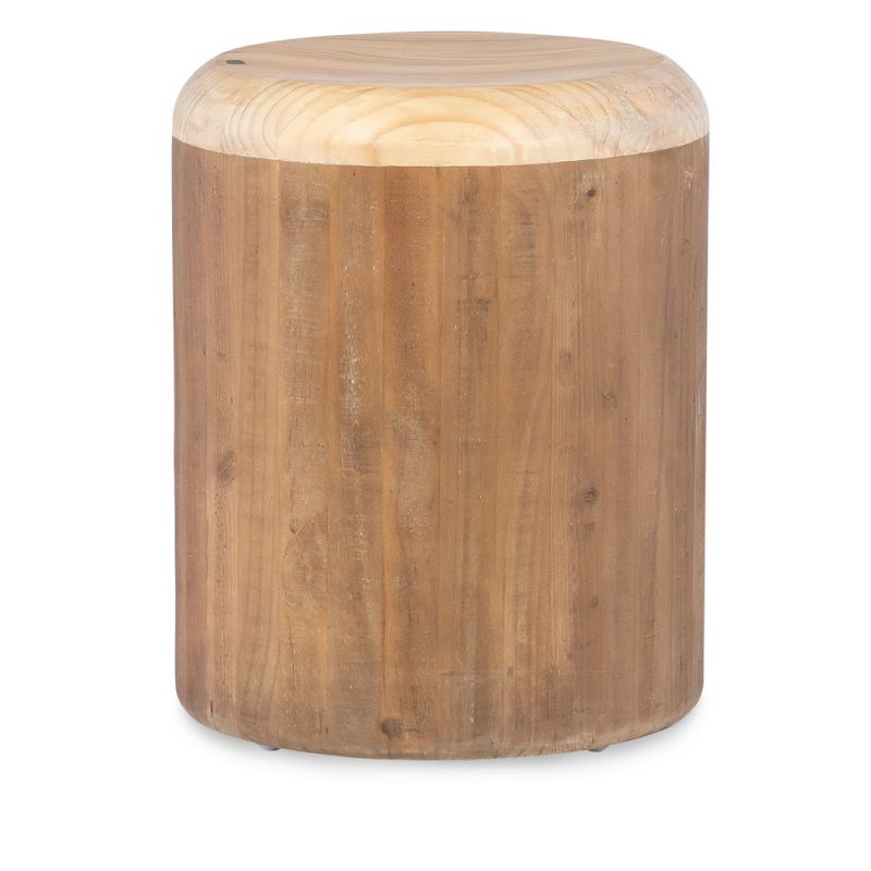 BOBO Intriguing Objects by Hooker Furniture - Dylan Stool w/ Smooth Unfinished White Pine Top - BI-3044-0002