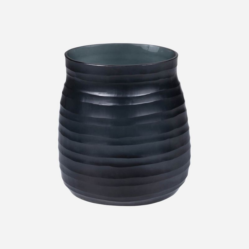 BOBO Intriguing Objects by Hooker Furniture - Escaut Dark Indigo Glass Vase - Medium - BI-6050-0019