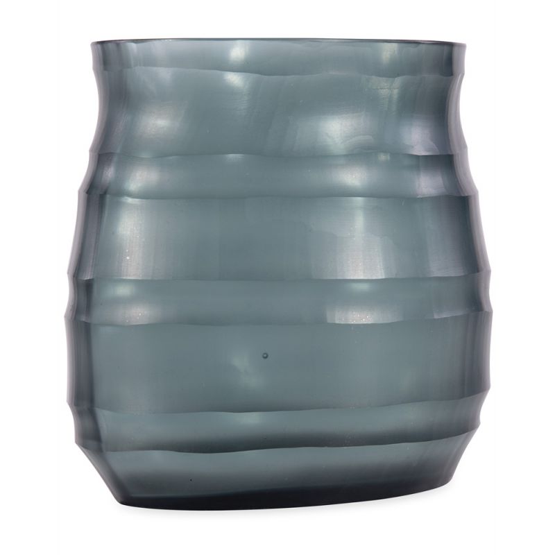 BOBO Intriguing Objects by Hooker Furniture - Escaut Dark Indigo Glass Vase - Small - BI-6050-0018