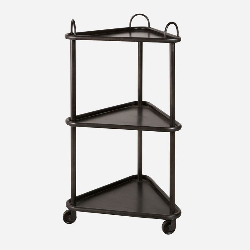 BOBO Intriguing Objects by Hooker Furniture - French Industrial Three Tier Rolling Cart - BI-3006-0001