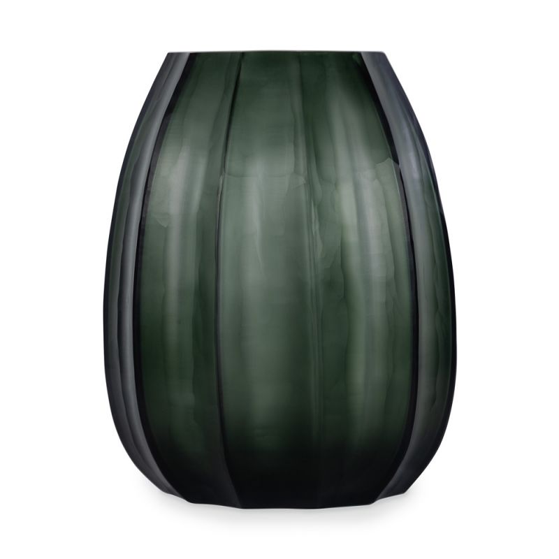 BOBO Intriguing Objects by Hooker Furniture - Loire Light Green Steel Glass Vase - Medium - BI-6050-0011