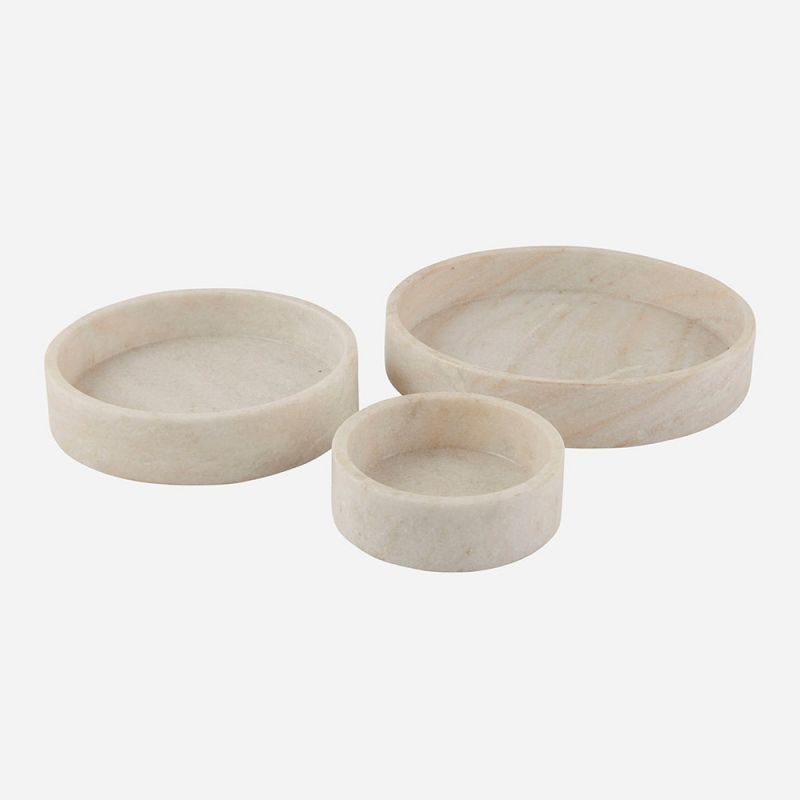 BOBO Intriguing Objects by Hooker Furniture - Nesting Straight Marble Bowls - BI-6055-0013