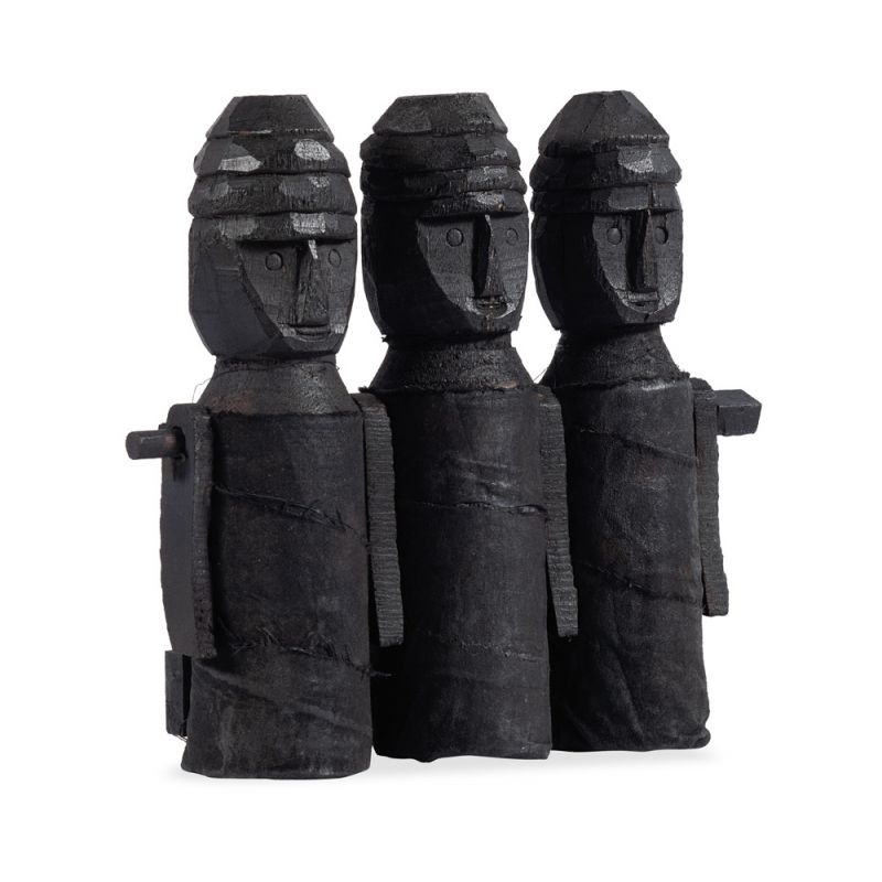 BOBO Intriguing Objects by Hooker Furniture - Pair Of 3 Pieces Wooden Puppets Dcor - BI-6073-0004