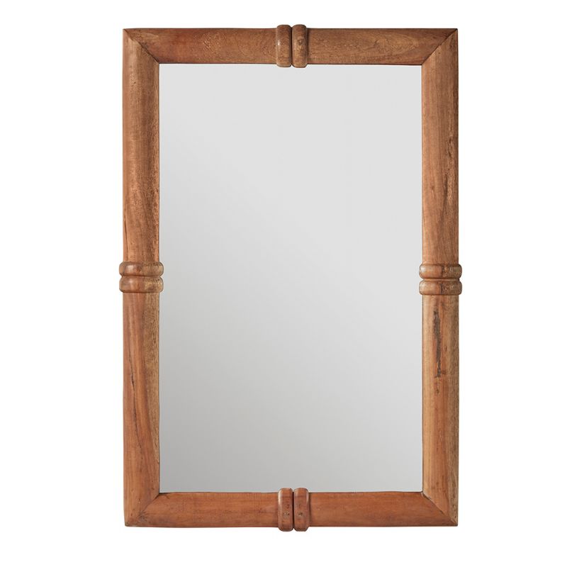 BOBO Intriguing Objects - Rectangular Mirror w/ Wooden Spool Frame - BI-8030-0017