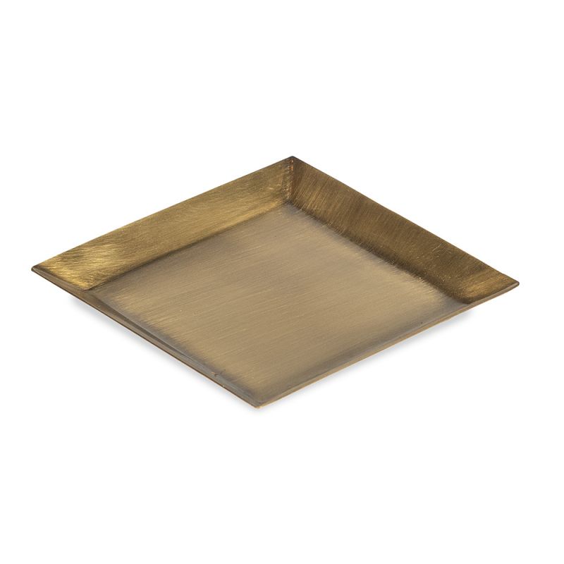 BOBO Intriguing Objects - Square Antique Brass Tray - BI-6055-0007