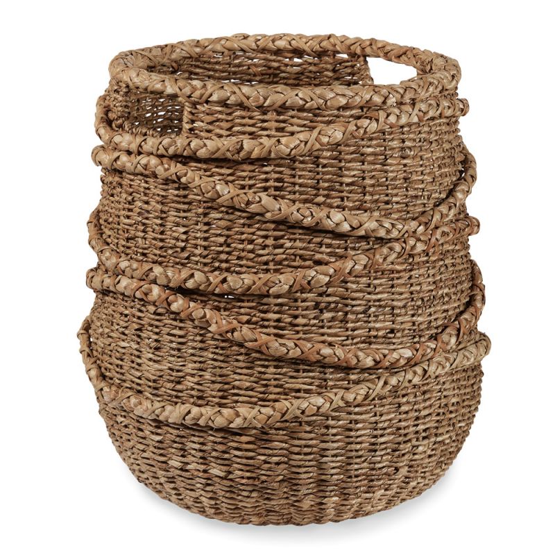 BOBO Intriguing Objects by Hooker Furniture - Wave Seagrass Round Basket - BI-6051-0001
