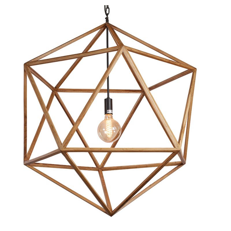 BOBO Intriguing Objects - Wooden Polyhedron Chandelier - Large - BI-7056-0004